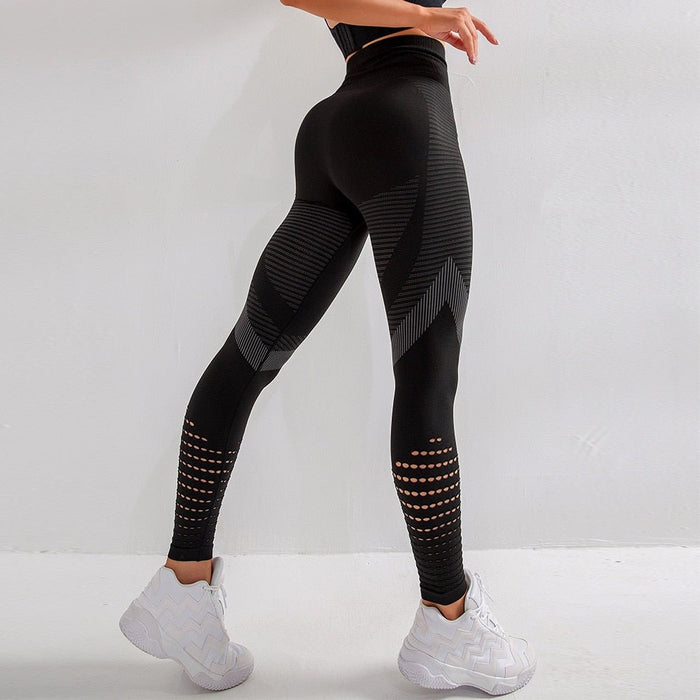 ActiveArrow Performance Open-Shoulder Sports Bra & Leggings Gym Set - Flamin' Fitness