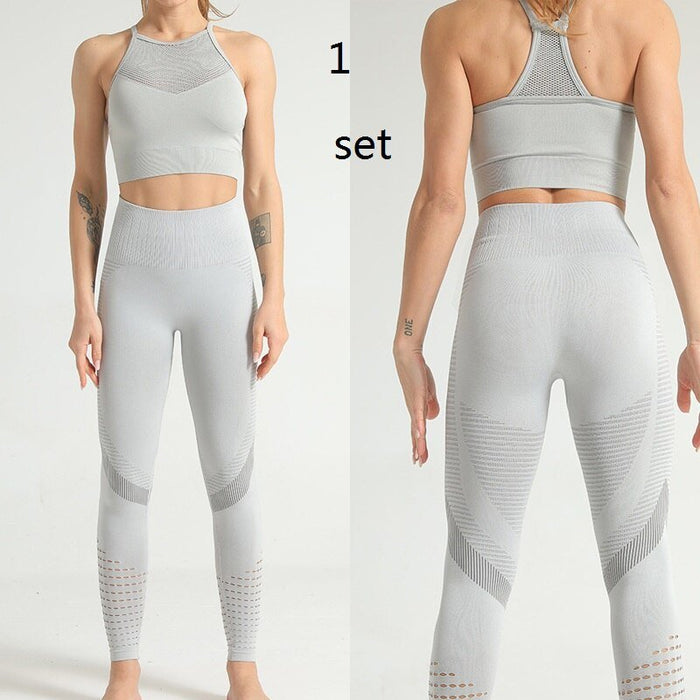ActiveArrow Performance Open-Shoulder Sports Bra & Leggings Gym Set - Flamin' Fitness