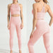 ActiveArrow Performance Open-Shoulder Sports Bra & Leggings Gym Set - Flamin' Fitness
