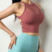 Breathable Open Back Sports Bra - Flamin' Fitness