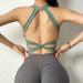 Breathable Open Back Sports Bra - Flamin' Fitness