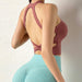 Breathable Open Back Sports Bra - Flamin' Fitness