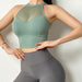Breathable Open Back Sports Bra - Flamin' Fitness