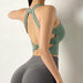 Breathable Open Back Sports Bra - Flamin' Fitness