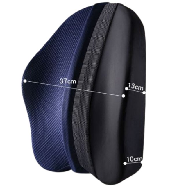 Memory Foam Office Chair Lumbar Support Cushion - Flamin' Fitness