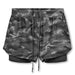 Men's 2-In-1 Camo Sports Shorts - Flamin' Fitness