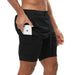 Men's 2-In-1 Sports Shorts - Flamin' Fitness
