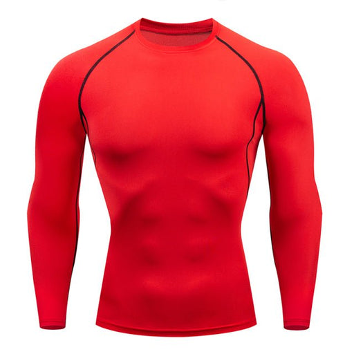 Men's Essentials Long-Sleeve Compression T-Shirt - Flamin' Fitness