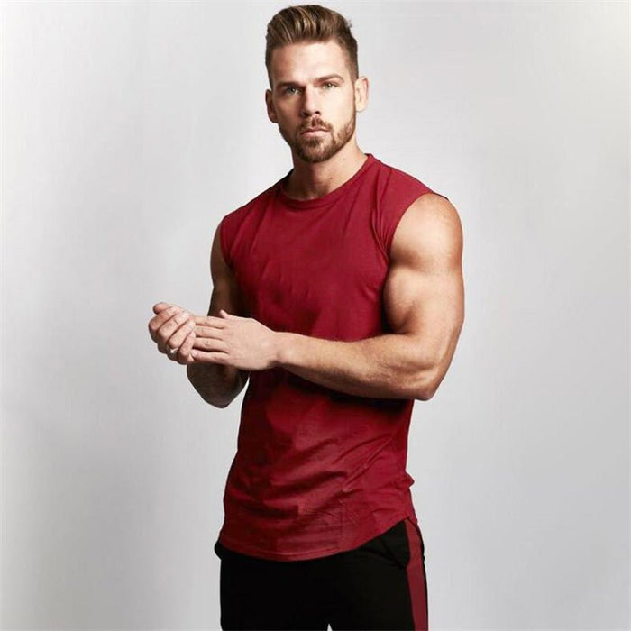 Men's Essentials Sleeveless Workout Top - Flamin' Fitness