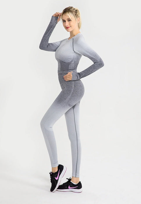 Seamless Ombre Complete Gym Set - Flamin' Fitness