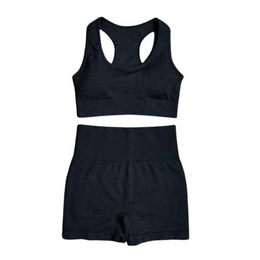Sports Bra & Shorts Gym Set - Flamin' Fitness