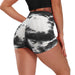 Tie-Dye Honeycomb Gym Shorts - Flamin' Fitness