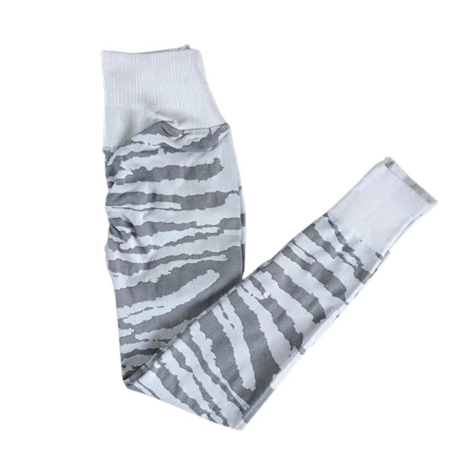 Tiger Print Seamless Gym Set - Flamin' Fitness