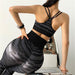 Tiger Print Seamless Gym Set - Flamin' Fitness