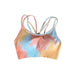 Two-Tone Tie-Dye Sports Bra - Flamin' Fitness