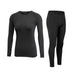 Women's Wool-Lined Thermal Base Layer Set - Flamin' Fitness